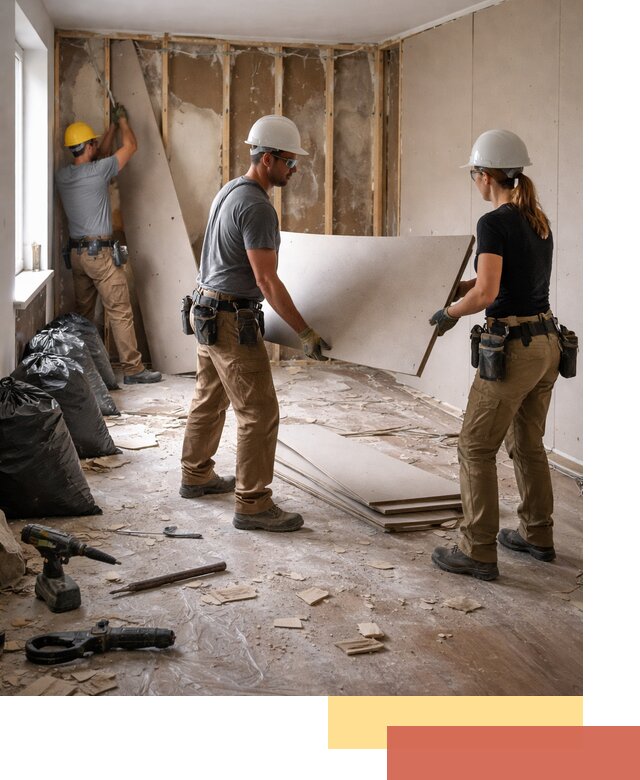 Демонтаж стеновых панелей в Городце быстро и аккуратно