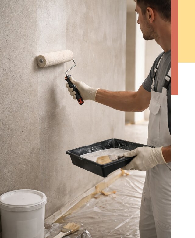 Грунтовка стен в Городце от 2227 руб. м2 — быстро, недорого, с материалом | ОТДЕЛОЧНИК-Грд