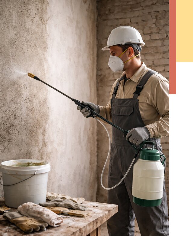 Антисептическая обработка стен в Городце от 1215 руб. — быстро и недорого | ОТДЕЛОЧНИК-Грд