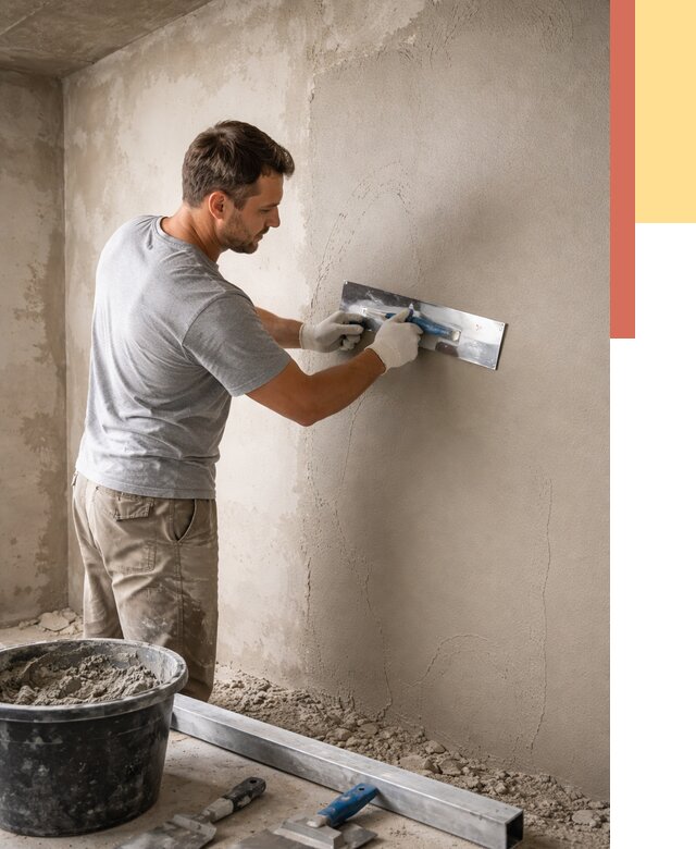 Штукатурка стен без маяков в Городце от 7289 руб/м2 — услуги и цена | ОТДЕЛОЧНИК-Грд