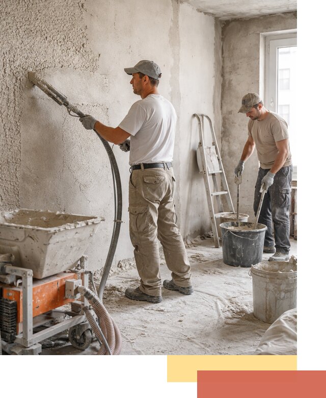 Машинная штукатурка стен в Городце — быстро и качественно