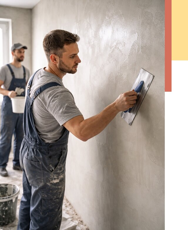 Глянцевание штукатурки стен в Городце от 7592 руб. — услуги и затирка | ОТДЕЛОЧНИК-Грд