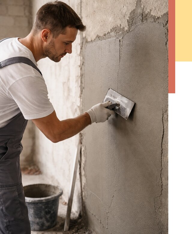 Штукатурка стен под плитку в Городце от 4252 руб./м2 — выравнивание под плитку | ОТДЕЛОЧНИК-Грд