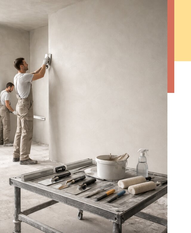 Штукатурка стен под покраску в Городце от 4555 руб./м² — качественно и недорого | ОТДЕЛОЧНИК-Грд