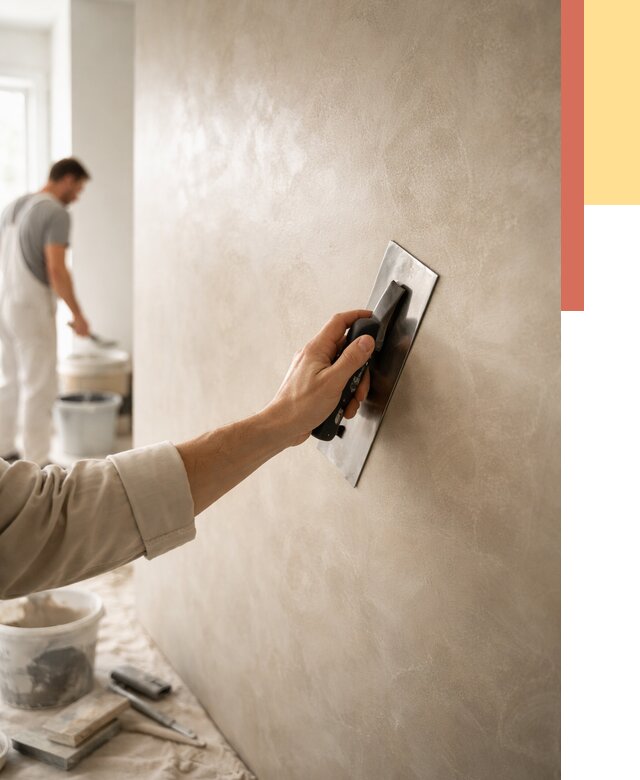 Венецианская штукатурка в Городце от 3543 руб/м² — нанесение стен под ключ | ОТДЕЛОЧНИК-Грд