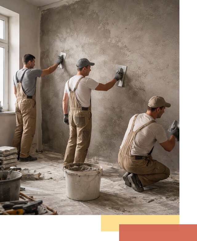 Декоративная штукатурка под бетон в Городце для стен и потолков