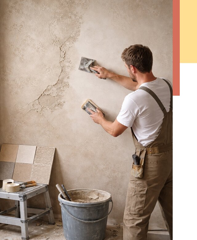 Ремонт декоративной штукатурки в Городце от 4555 руб. под ключ | ОТДЕЛОЧНИК-Грд