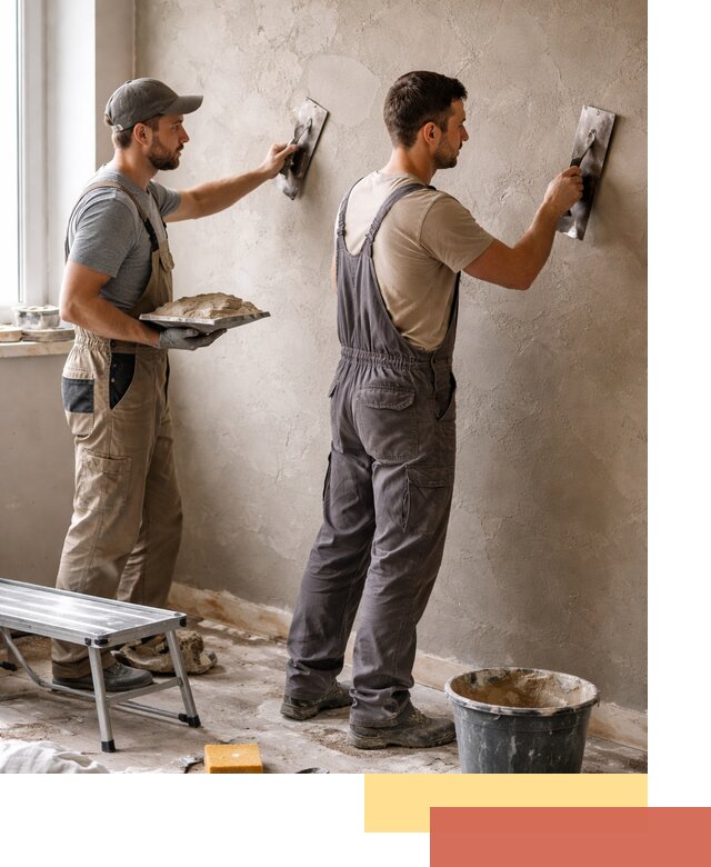 Ремонт декоративной штукатурки и восстановление фактуры в Городце