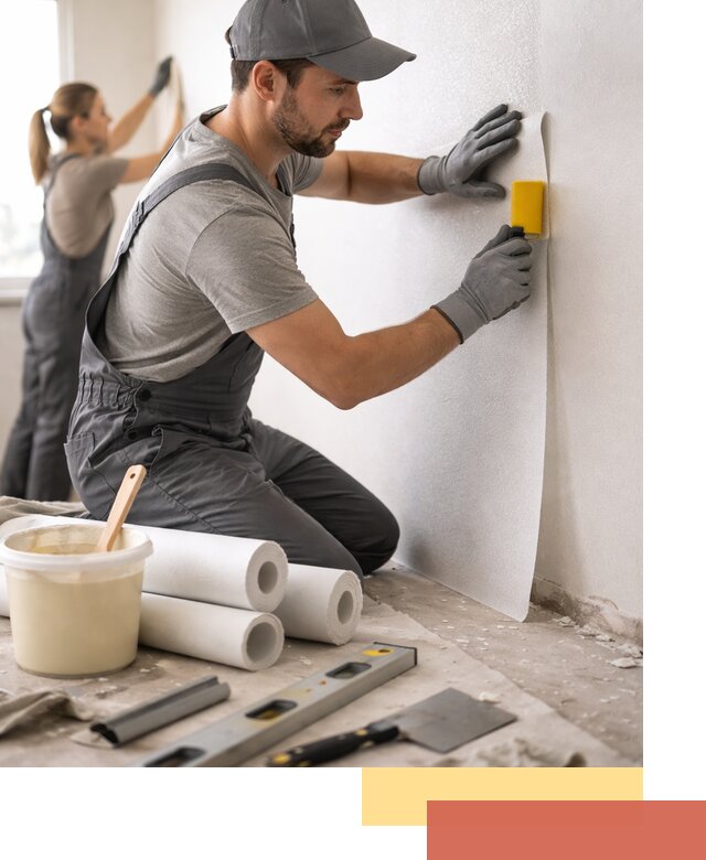 Поклейка стеклообоев профессионально в Городце