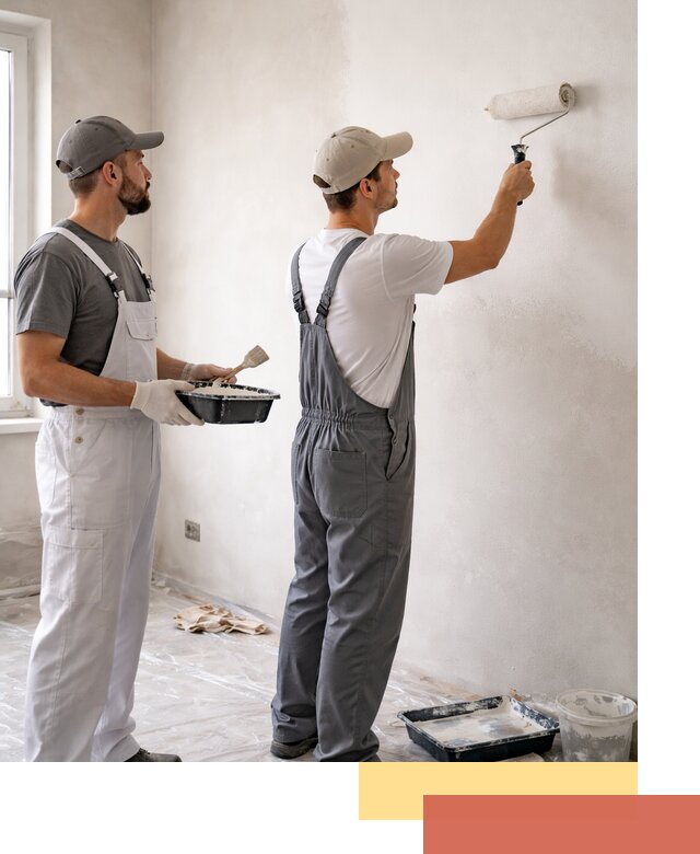 Покраска стен водоэмульсионной краской в Городце