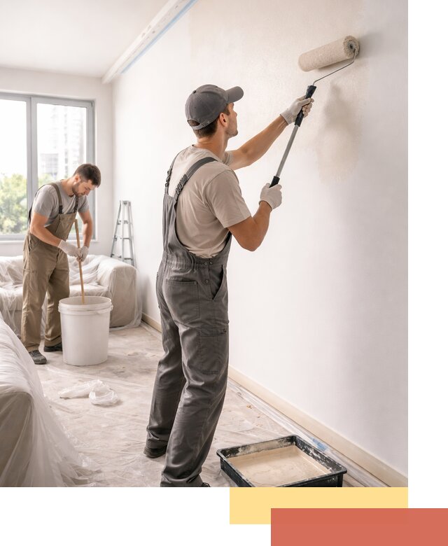 Покраска стен в офисе в Городце — быстрый и качественный ремонт