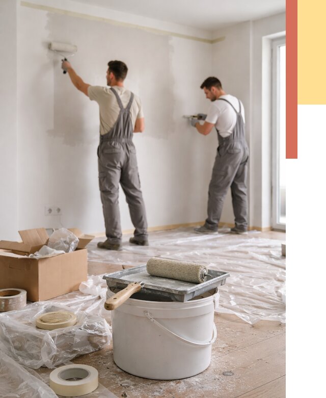 Покраска стен в квартире в Городце от 2531 руб/м2 — быстро и недорого | ОТДЕЛОЧНИК-Грд