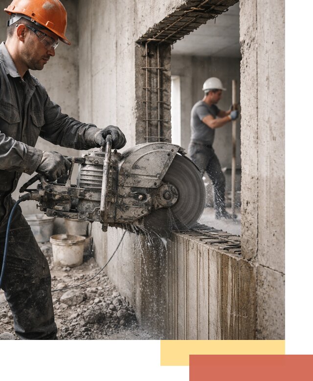 Алмазная резка проемов в Городце быстро и точно