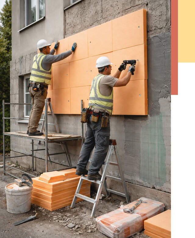 Утепление стен пеноплексом в Городце от 1873 руб./м2 — быстро и недорого | ОТДЕЛОЧНИК-Грд