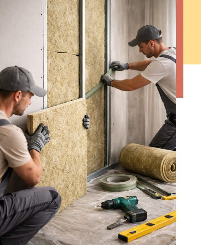 Шумоизоляция стен в Городце под ключ от 1873 руб. | ОТДЕЛОЧНИК-Грд