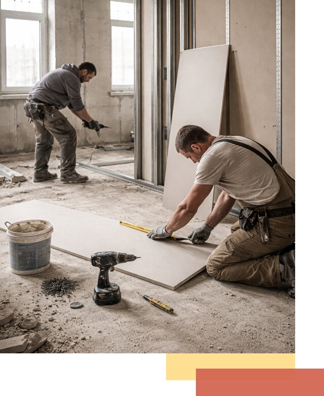 Кладка перегородок из ПГП под ключ в Городце