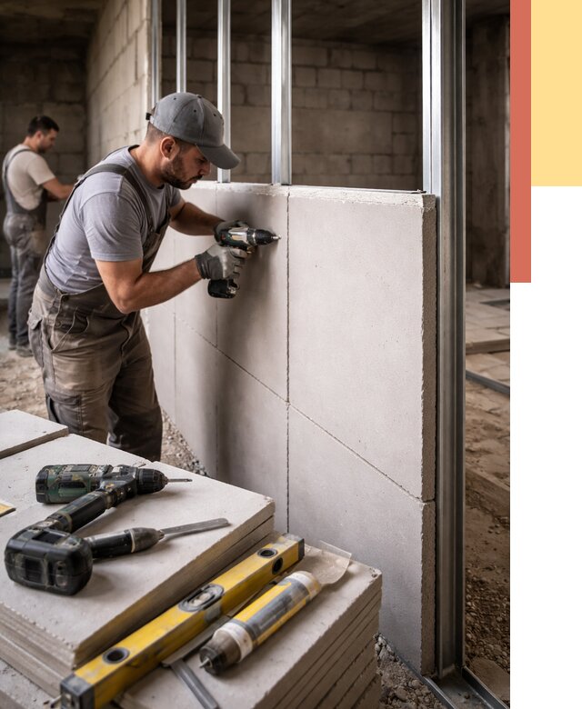 Кладка влагостойких перегородок ПГП в Городце от 1215 руб. под ключ | ОТДЕЛОЧНИК-Грд