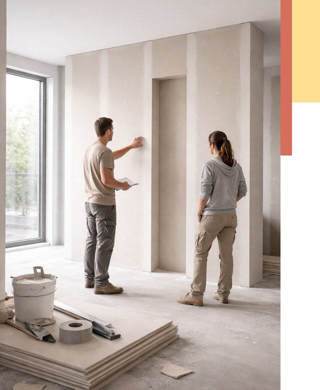 Зонирующая перегородка из гипсокартона в Городце от 2834 руб. под ключ | ОТДЕЛОЧНИК-Грд