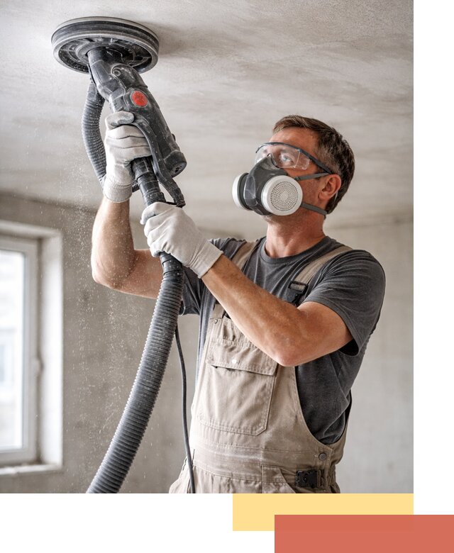 Шлифовка потолка в Городце — качественная подготовка под отделку