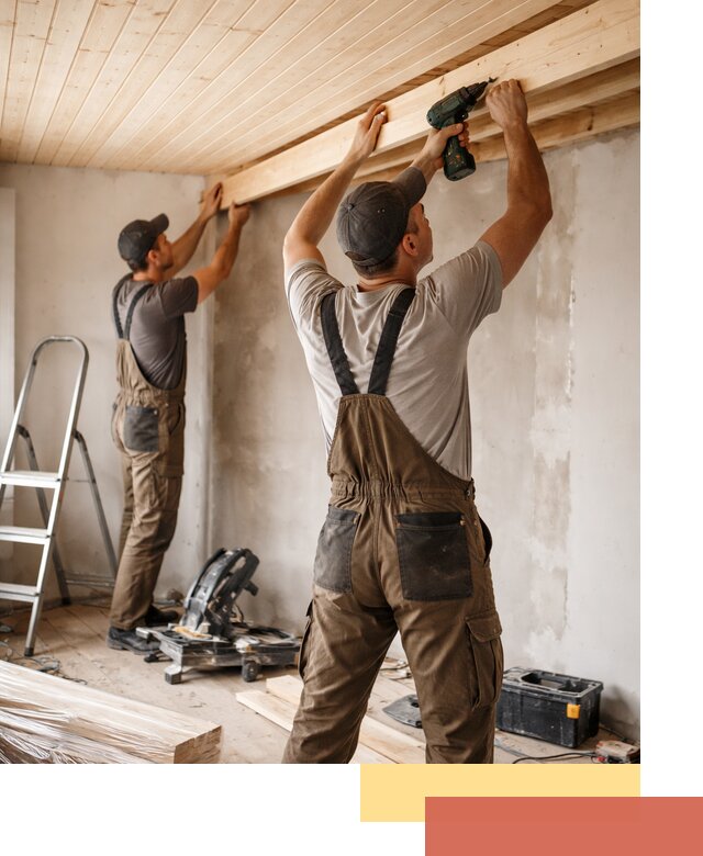 Монтаж потолка из вагонки в Городце профессионально и аккуратно