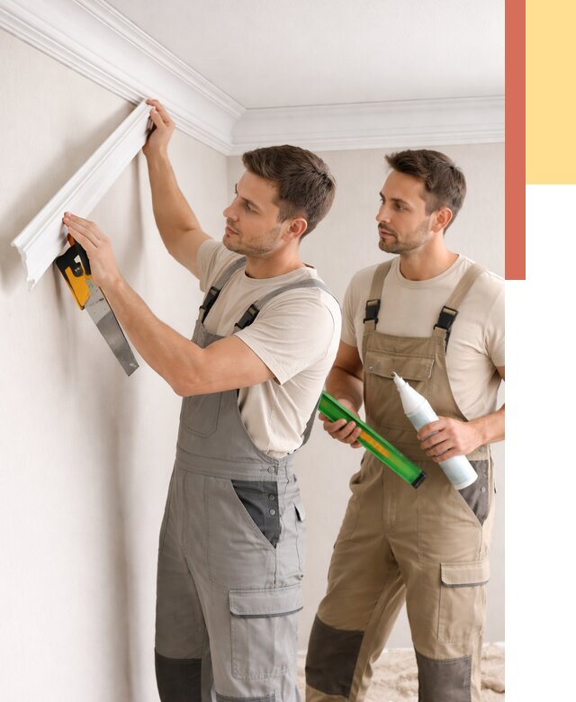 Монтаж потолочного плинтуса в Городце от 2328 руб. — быстро и недорого | ОТДЕЛОЧНИК-Грд