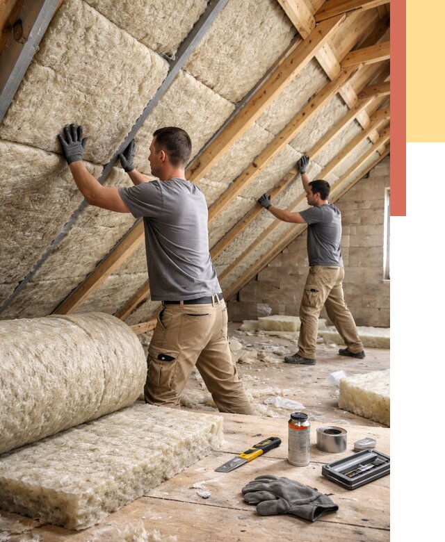 Утепление потолка минватой в Городце от 1468 руб. — быстро и недорого | ОТДЕЛОЧНИК-Грд