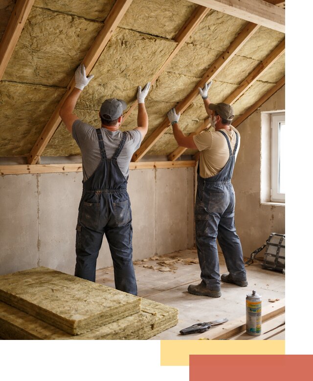 Утепление потолка минеральной ватой в Городце